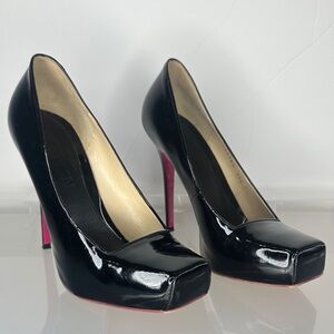 Alexander McQueen Black and Pink Heels